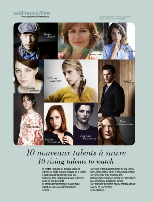 UNIFRANCE FILMS - '1O nouveaux talents à suivre' 2014, fr/ang