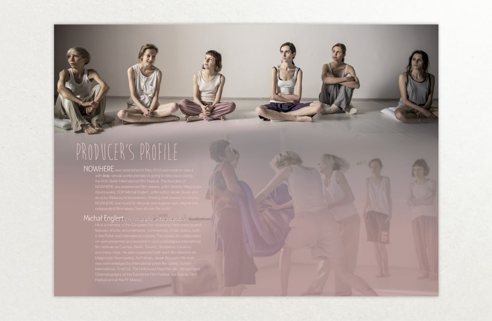 MEMENTO FILMS  - Dossier de presse 'BODY' : 1