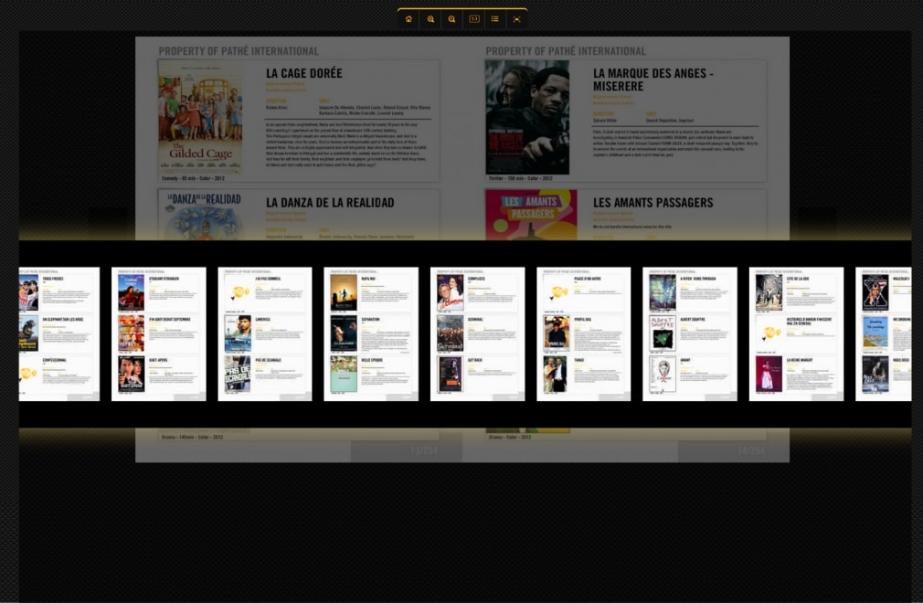 PATHÉ INTERNATIONAL - 'The Catalogue' filmographie complète : 1