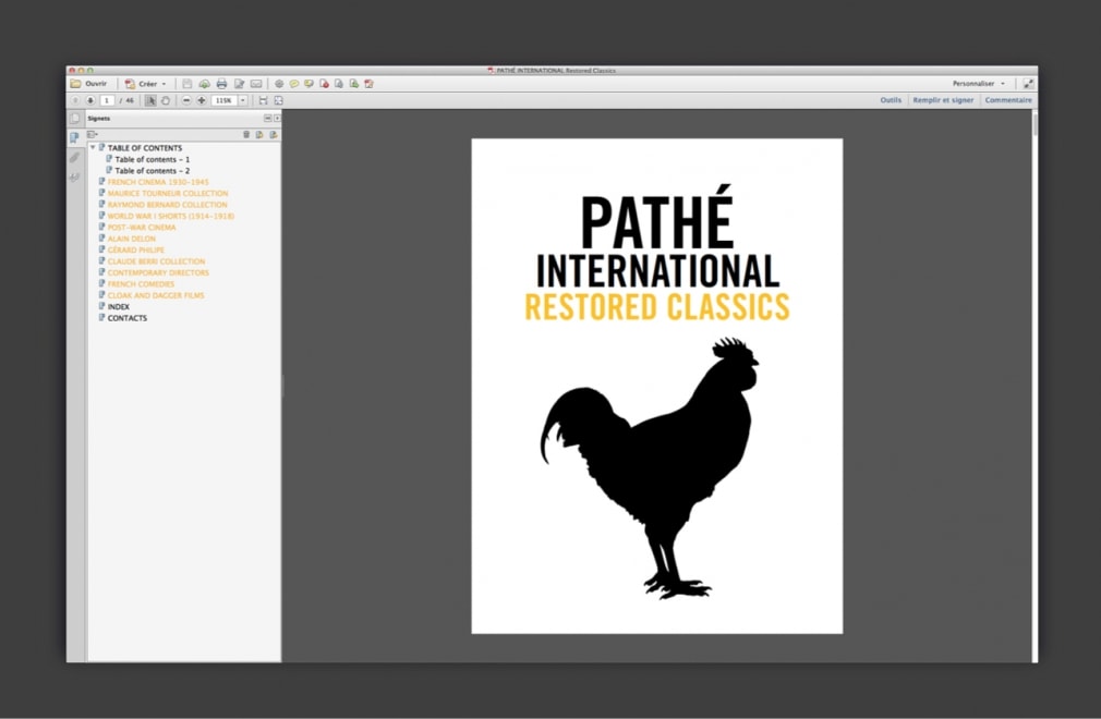 PATHÉ INTERNATIONAL - Brochure 'restored classics' : 4