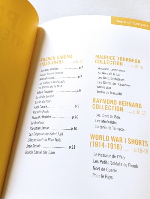 PATHÉ INTERNATIONAL - Brochure 'restored classics'