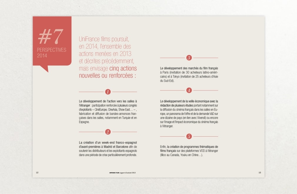 UNIFRANCE FILMS - Rapport d'activité 2013 : 10
