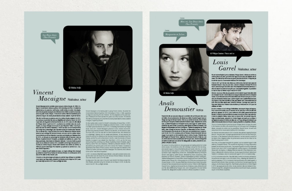 UNIFRANCE FILMS - '1O nouveaux talents à suivre' 2015, fr/ang : 1