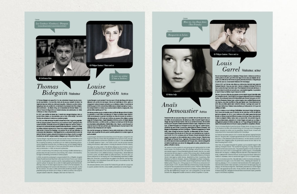 UNIFRANCE FILMS - '1O nouveaux talents à suivre' 2015, fr/ang : 2