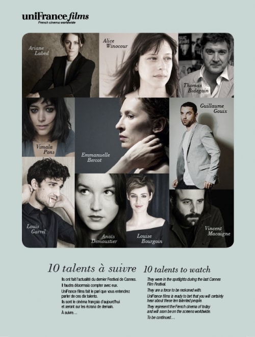 UNIFRANCE FILMS - '1O nouveaux talents à suivre' 2015, fr/ang