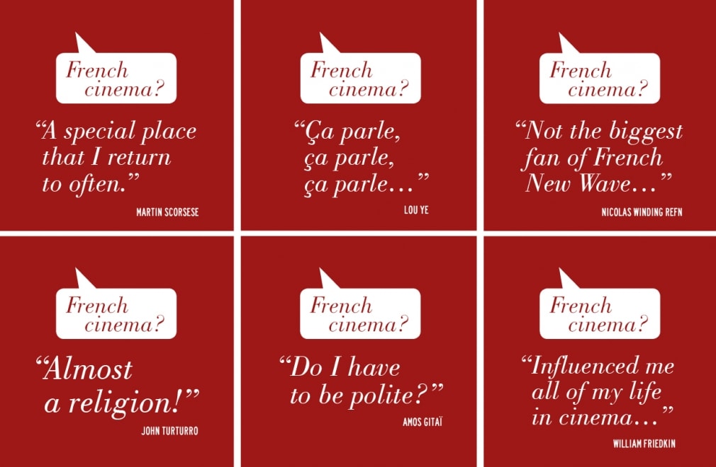 UNIFRANCE FILMS - Festival série de sacs 'French cinema? Almost a religion!'...