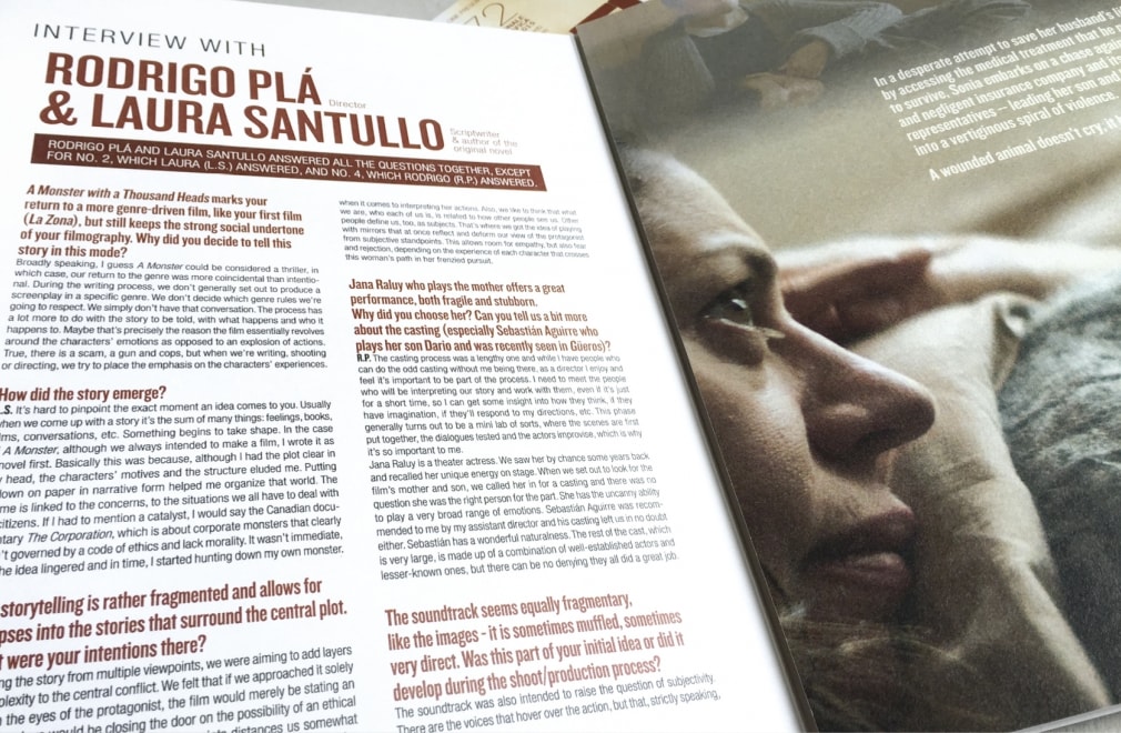 MEMENTO FILMS  - Dossier de presse 'A MONSTER WITH A THOUSAND HEADS' : 2