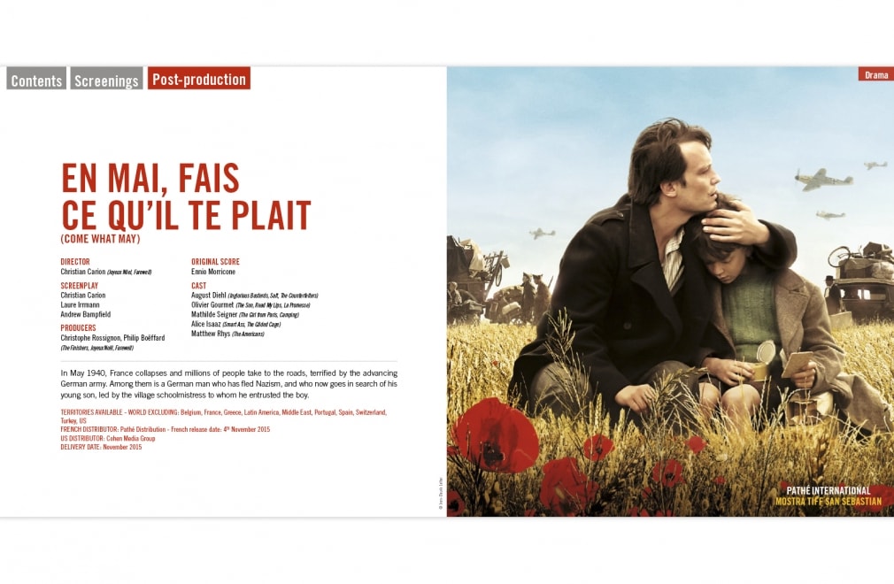 PATHÉ INTERNATIONAL - Festival Toronto 2015 : 4