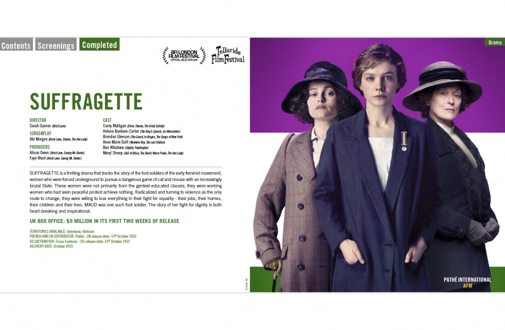 PATHÉ INTERNATIONAL - Festival AFM 2015 : 3