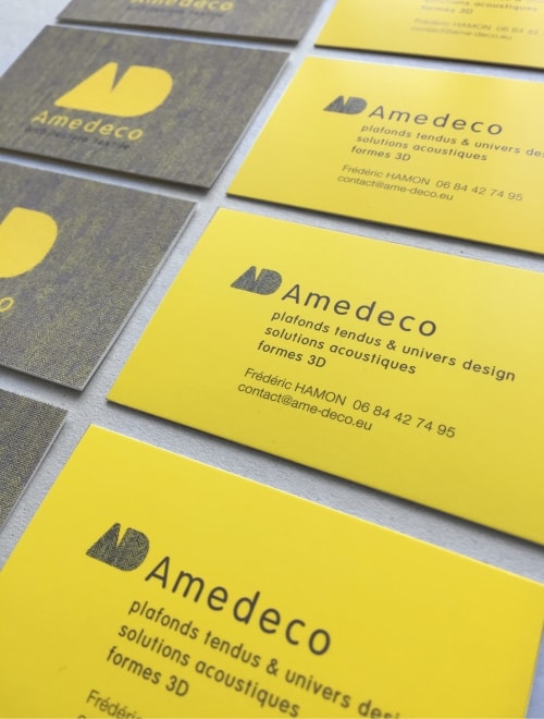 AMEDECO - Identité visuelle, carte de visite