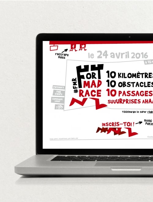 FORT MAD RACE - conseil, stratégie, création identité visuelle