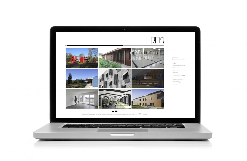 JMG GREMILLET ARCHITECTURE - Site Internet