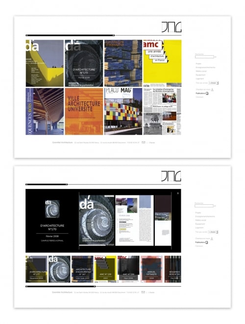 JMG GREMILLET ARCHITECTURE - Site Internet