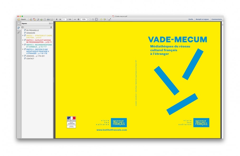 INSTITUT FRANCAIS - Vade-mecum médiathèques : 1