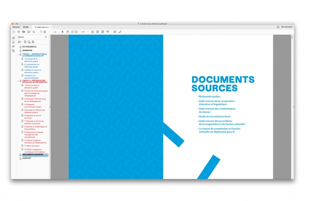 INSTITUT FRANCAIS - Vade-mecum démarche qualité : 11