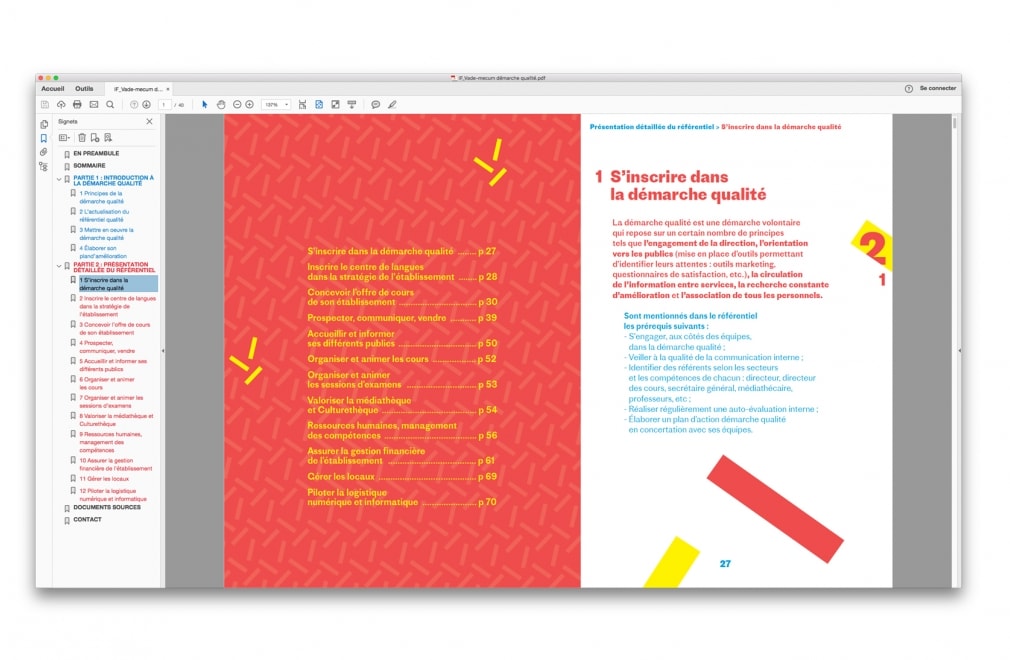 INSTITUT FRANCAIS - Vade-mecum démarche qualité : 8