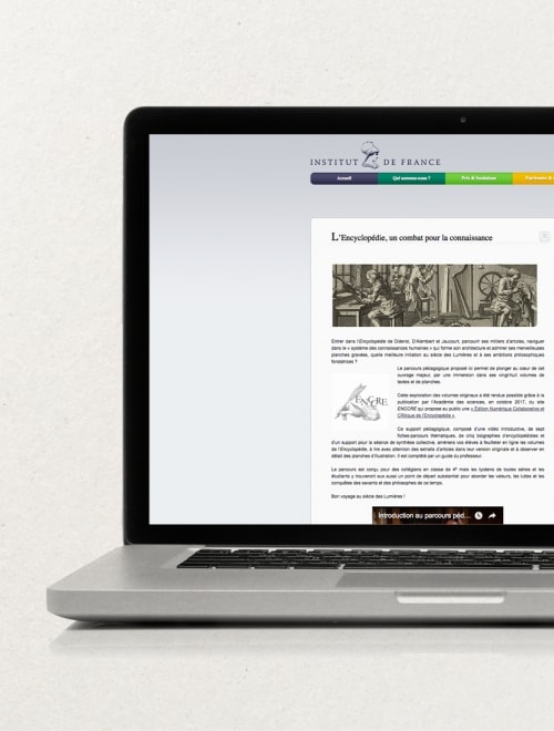 INSTITUT DE FRANCE - Support pédagogique 