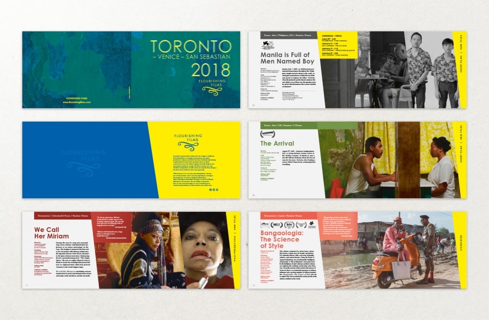 FLOURISHING FILMS - Festival Toronto, Venice, San Sebastian 2018