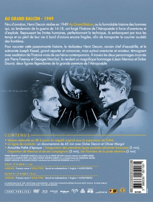 PATHÉ INTERNATIONAL - Au Grand Balcon DVD/Blu-ray : 3