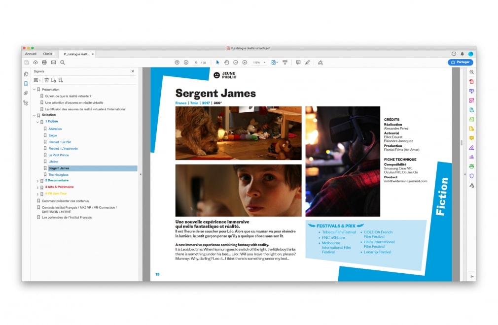 INSTITUT FRANCAIS - Catalogue 'Culture VR, la sélection' : 5