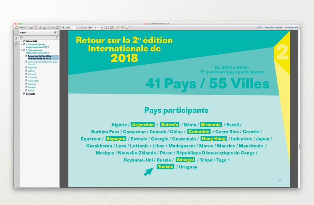 INSTITUT FRANCAIS - Catalogue NOVEMBRE NUMÉRIQUE : 7