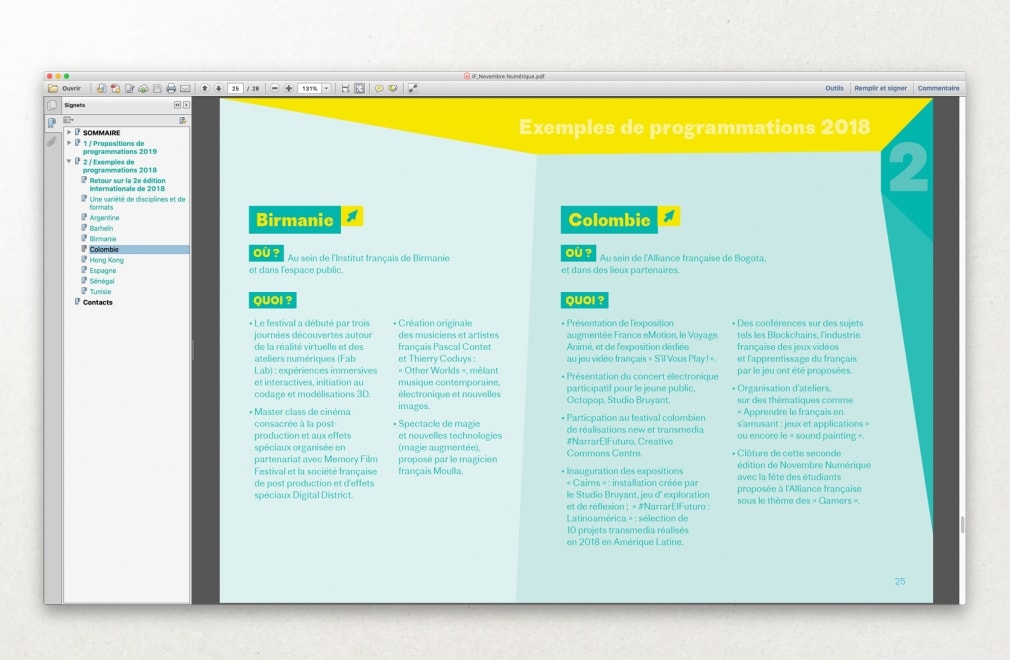 INSTITUT FRANCAIS - Catalogue NOVEMBRE NUMÉRIQUE : 8