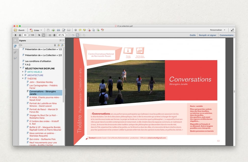 INSTITUT FRANCAIS - Catalogue LA COLLECTION : 11