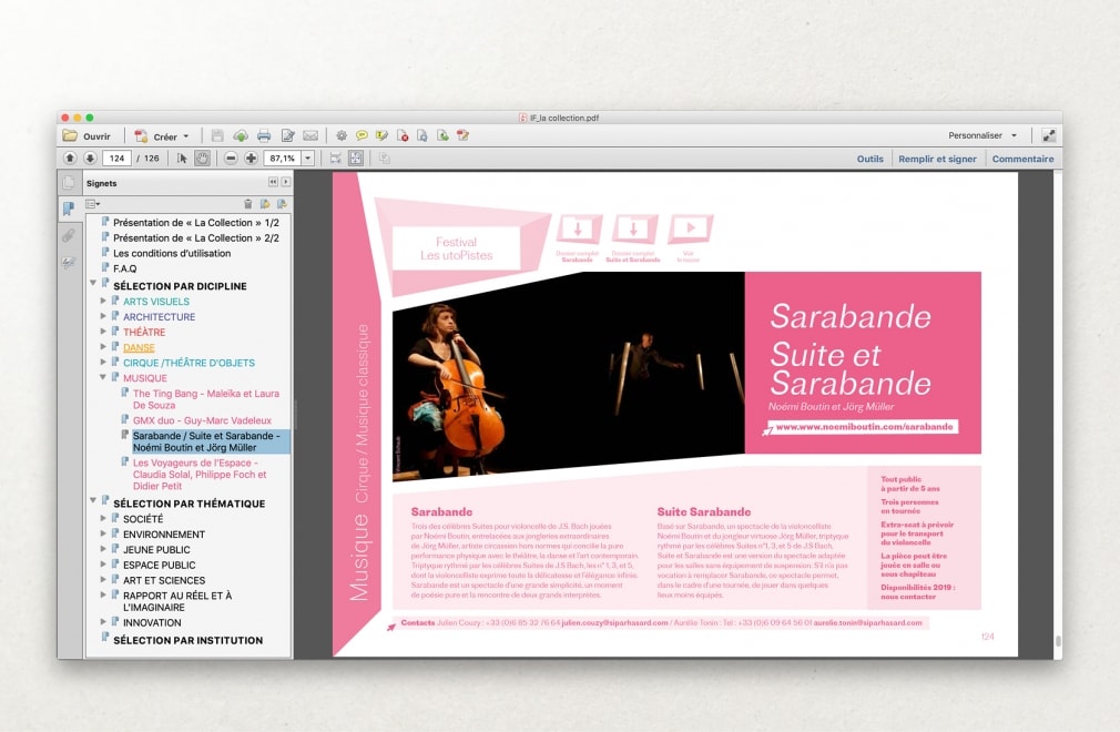 INSTITUT FRANCAIS - Catalogue LA COLLECTION : 19