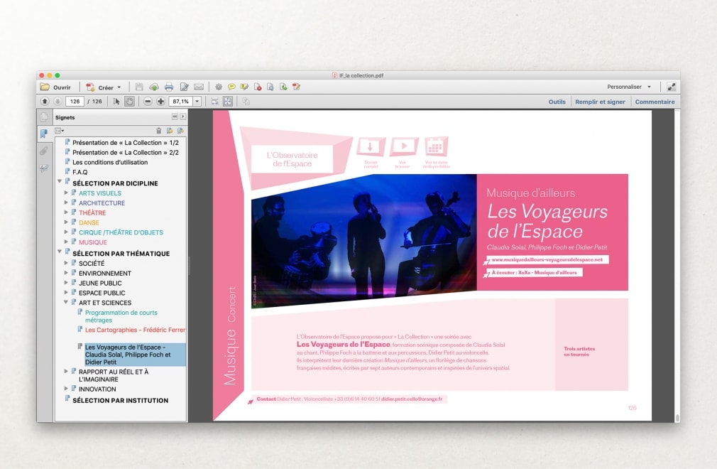 INSTITUT FRANCAIS - Catalogue LA COLLECTION : 21