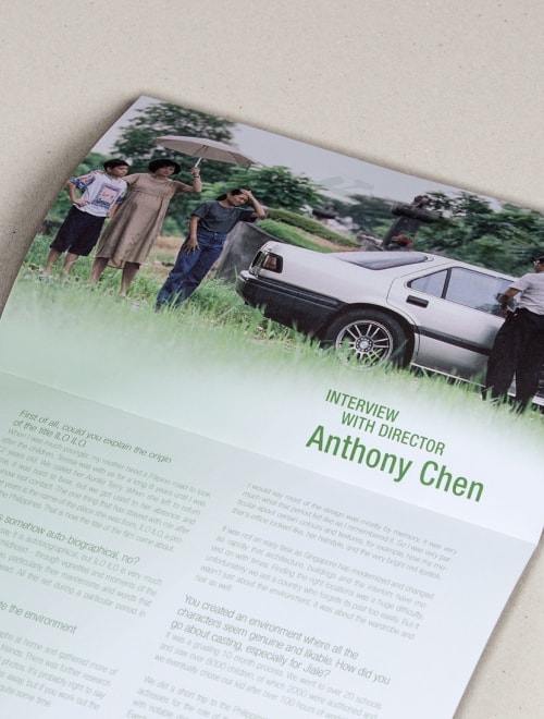 MEMENTO FILMS  - Dossiers de presse 'ILO ILO'